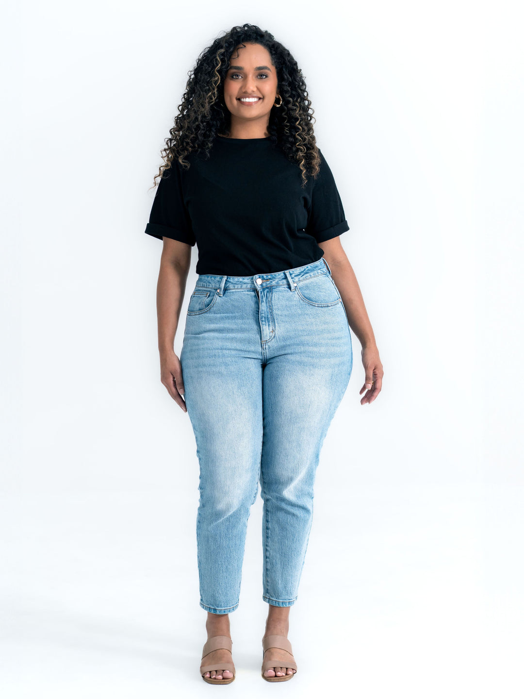 Pear-shaped jeans – average length