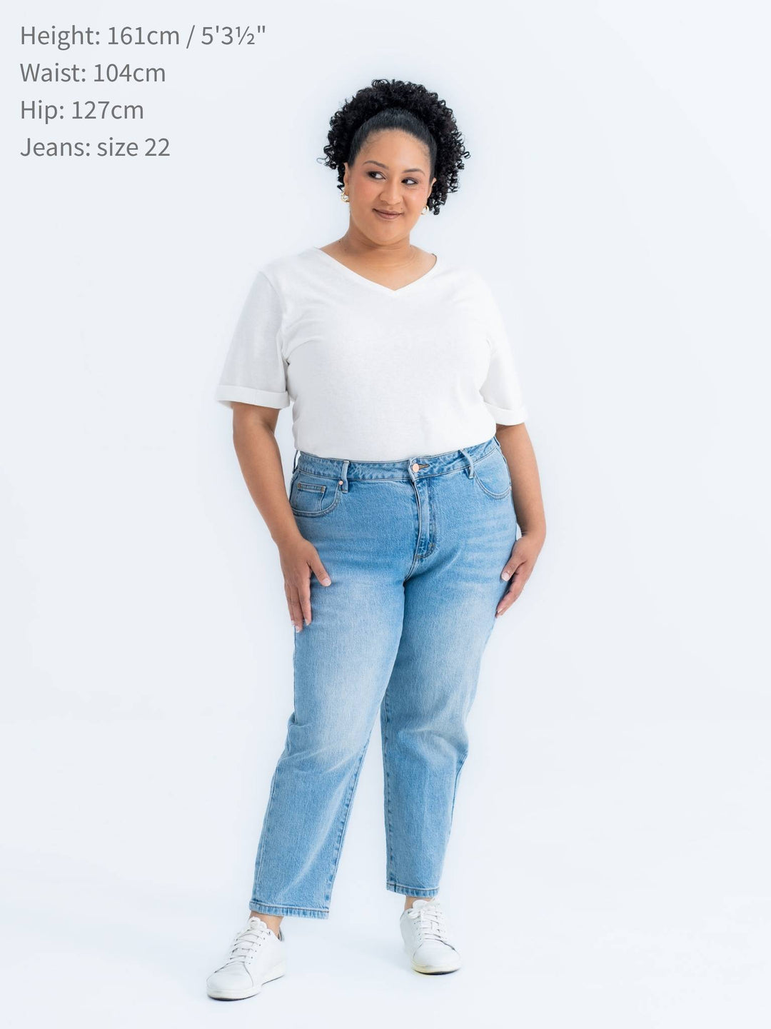 Pear-shaped jeans – short length