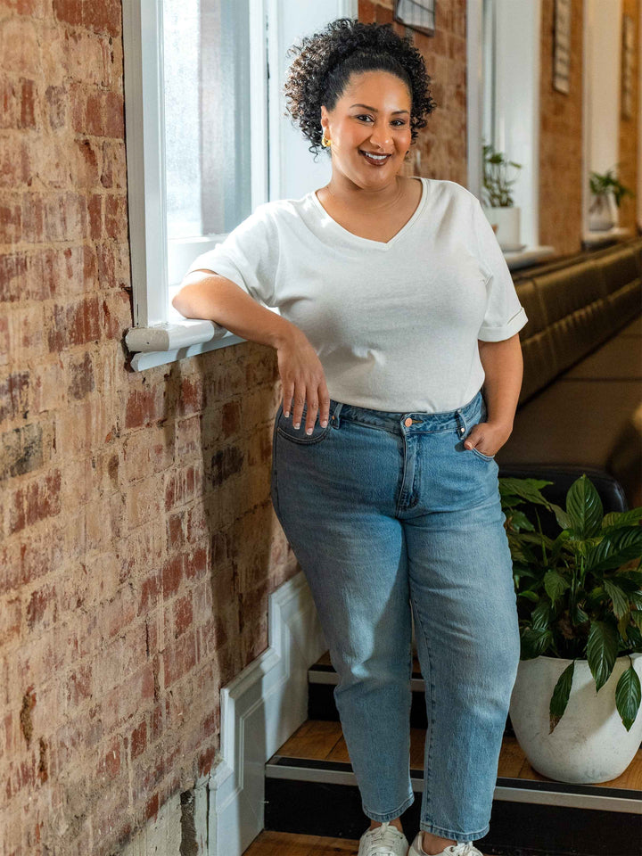 Pear-shaped jeans – short length