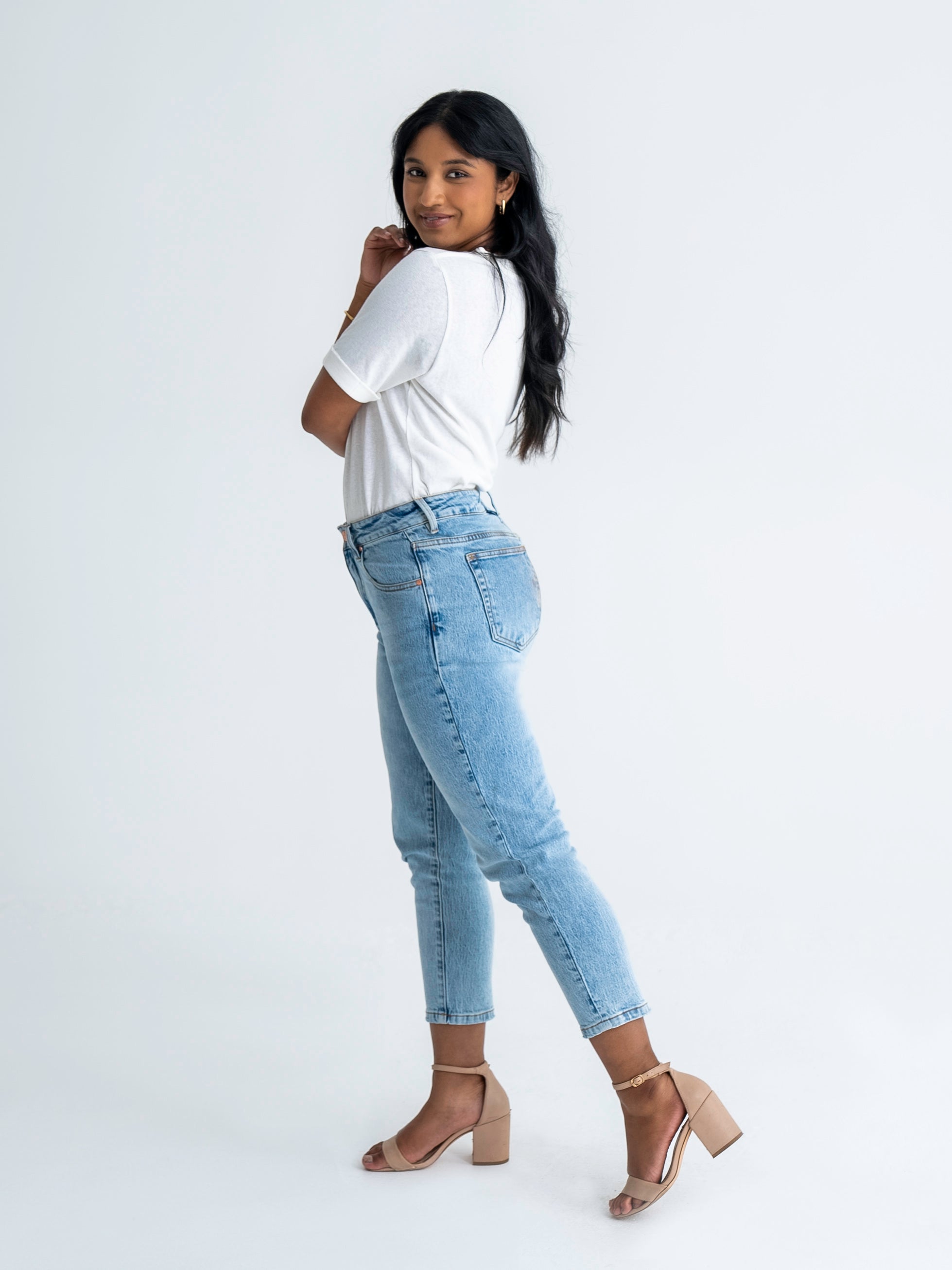 Pear-shaped jeans – short length