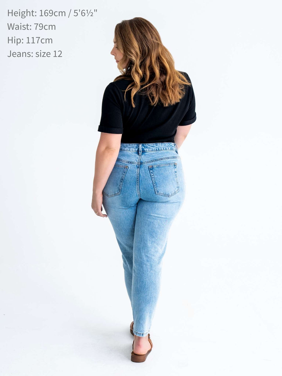 Pear-shaped jeans – average length