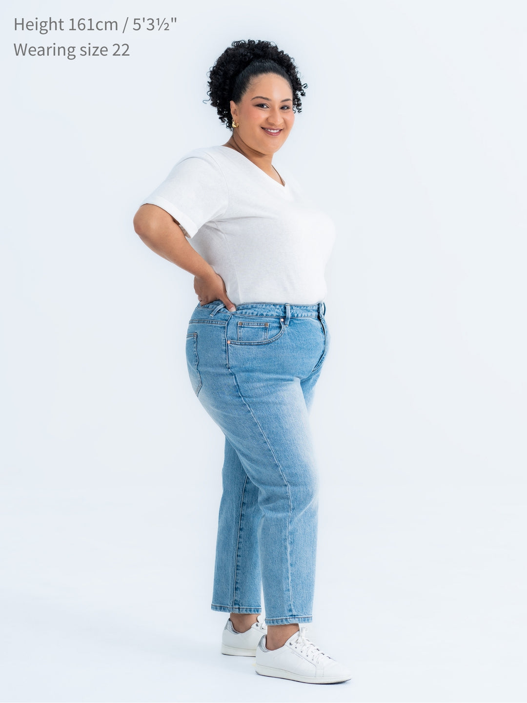 Pear-shaped jeans – short length