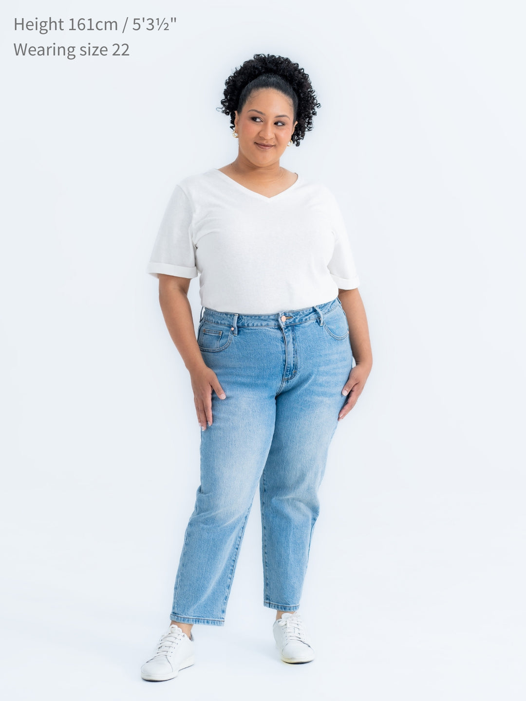 Pear-shaped jeans – short length