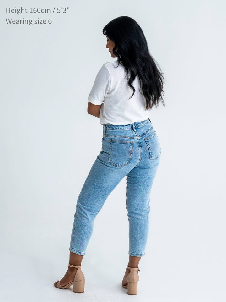 Pear-shaped jeans – short length