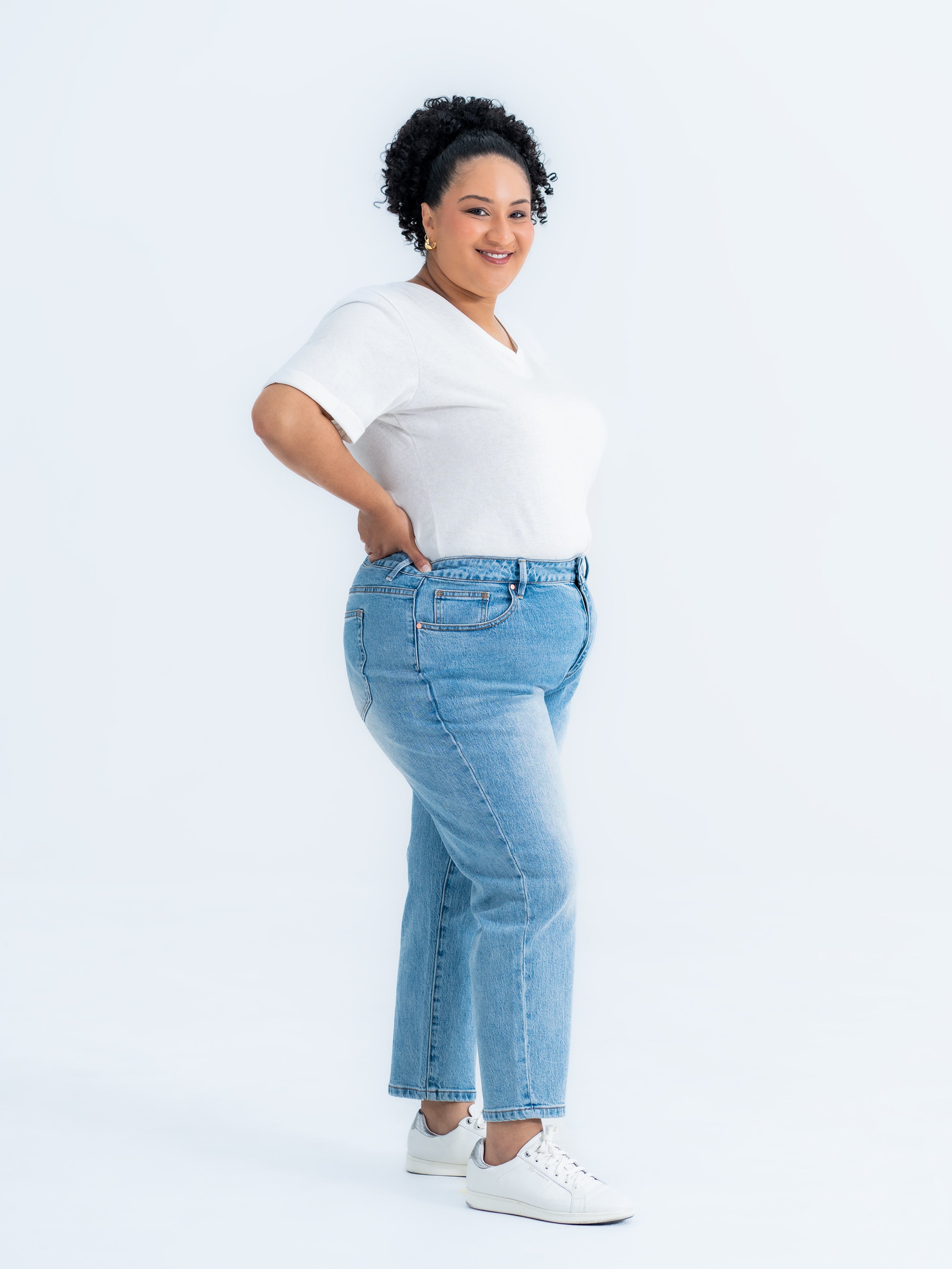 Pear-shaped jeans – short length