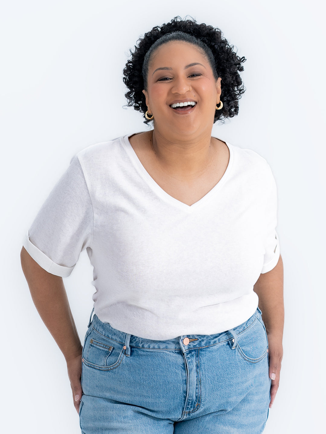 Big boob t-shirt - V-neck